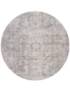 Grau Persien Persischer Vintage Teppich 210 x 210 cm