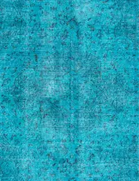 Türkis Türkei Vintage Teppich 161 x 161 cm - view 3