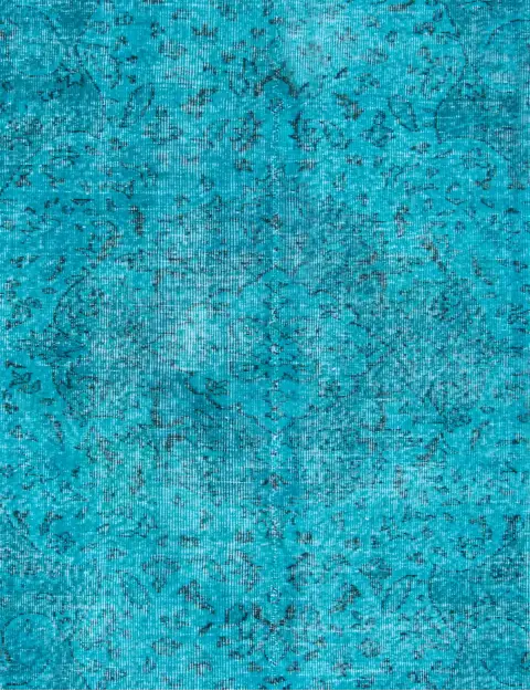 Turkooiz Turkije Vintage Tapijt 161 x 161 cm - view 3