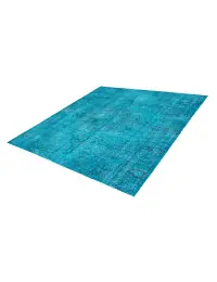 Türkis Türkei Vintage Teppich 161 x 161 cm - view 1