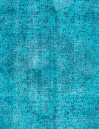 Türkis Türkei Vintage Teppich 161 x 161 cm - view 3