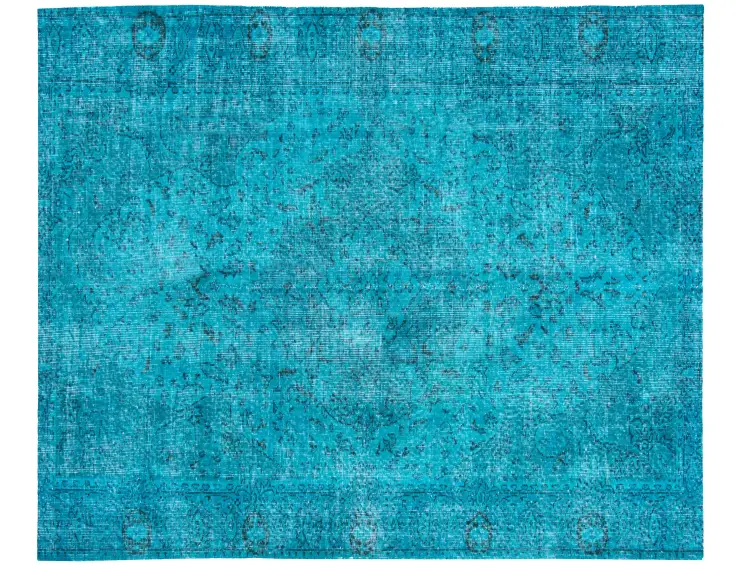 Türkis Türkei Vintage Teppich 200 x 161 cm