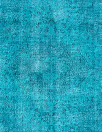 Türkis Türkei Vintage Teppich 200 x 161 cm - view 3
