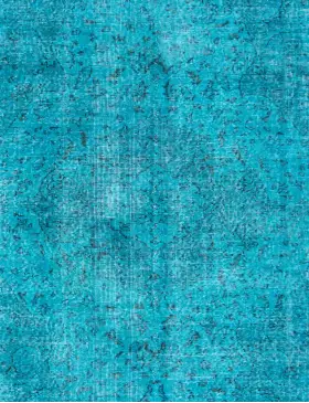 Turchese Turco Tappeto vintage 200 x 161 cm - view 3