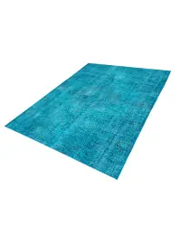 Türkis Türkei Vintage Teppich 200 x 161 cm - view 1