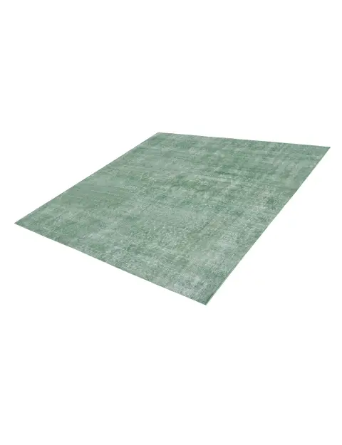 Grün Türkei Vintage Teppich 132 x 132 cm - view 1