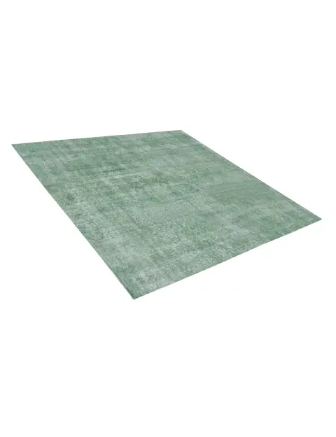 Grün Türkei Vintage Teppich 132 x 132 cm - view 2