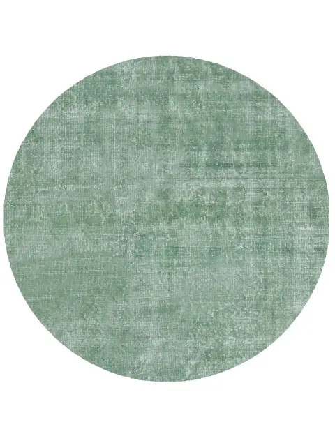 Vihreä Turkki vintage matot 132 x 132 cm