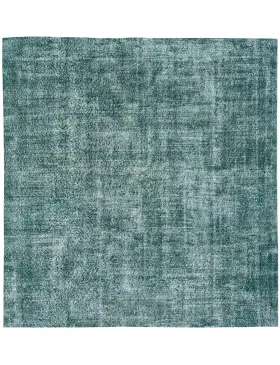Vert Turc Tapis vintage 237 x 237 cm