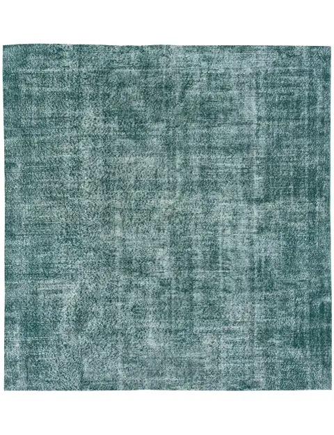 Groen Turkije Vintage Tapijt 237 x 237 cm