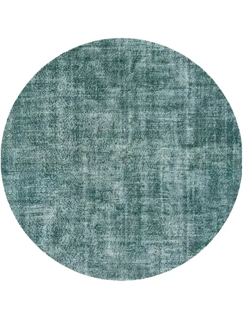 Groen Turkije Vintage Tapijt 237 x 237 cm