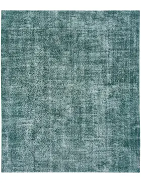 Grøn Tyrkiet Vintagetæppe 300 x 237 cm