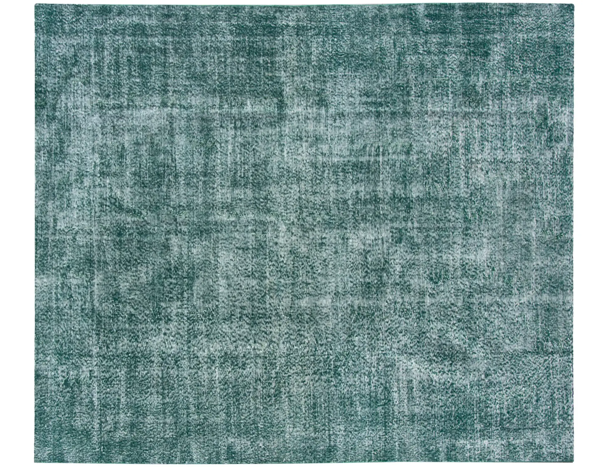 Grün Türkei Vintage Teppich 300 x 237 cm - Einzigartiger handgefertigter Teppich