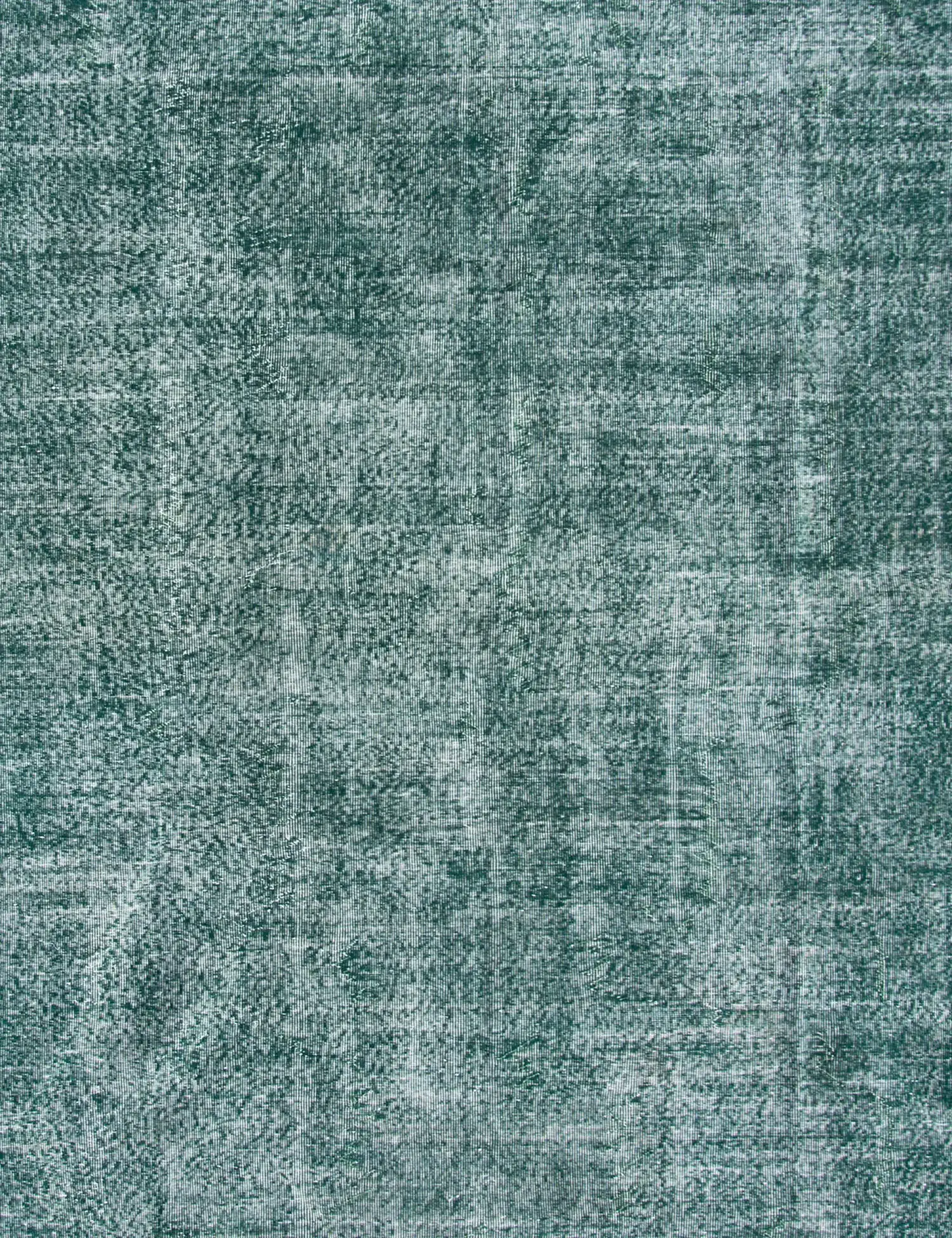 Grün Türkei Vintage Teppich 340 x 237 cm - Einzigartiger handgefertigter Teppich