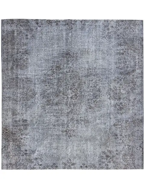 Grijs Turkije Vintage Tapijt 173 x 173 cm
