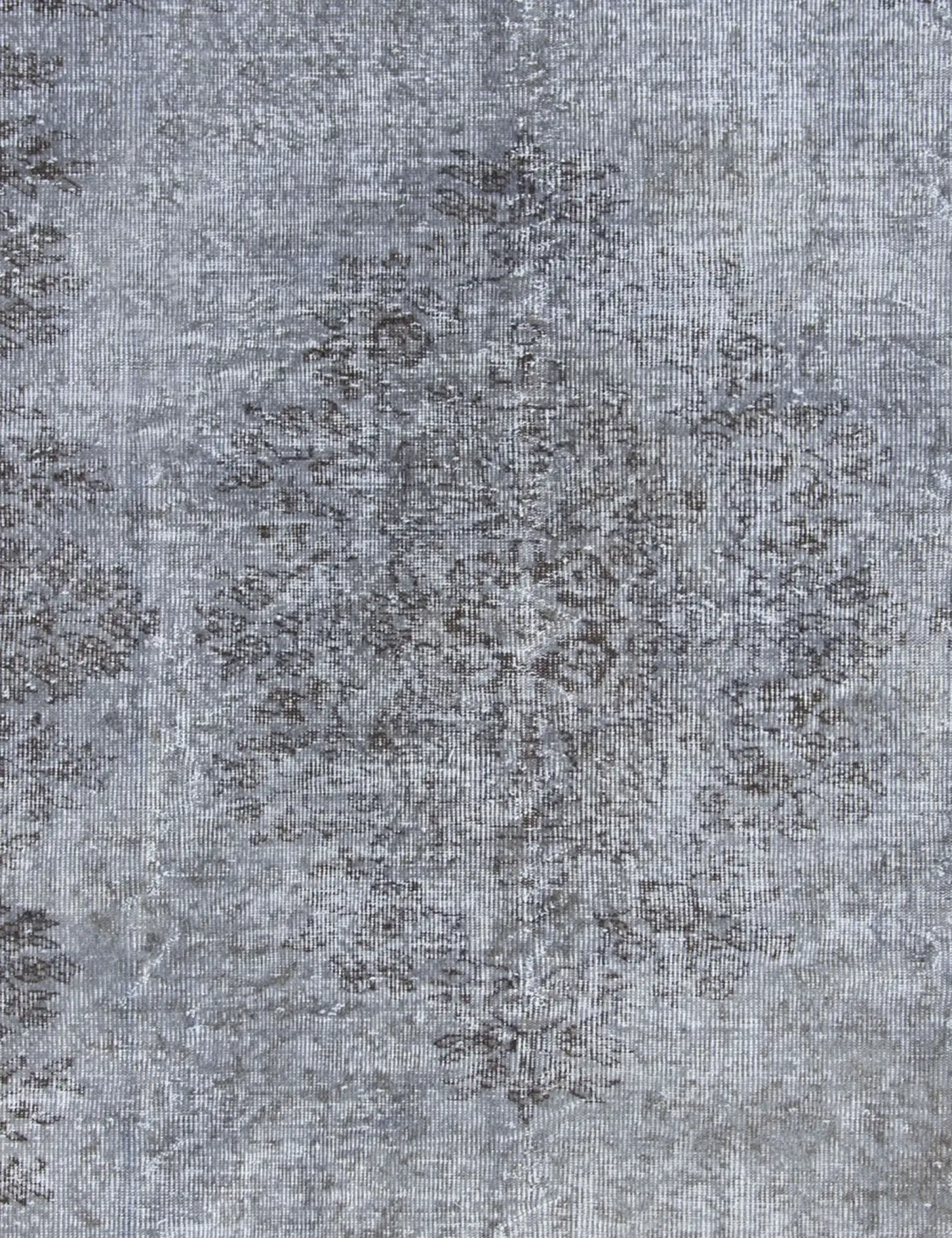 Grau Türkei Vintage Teppich 173 x 173 cm - Einzigartiger handgefertigter Teppich