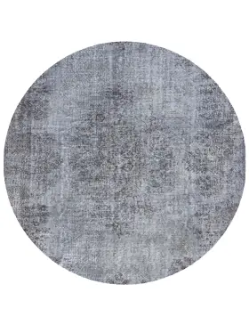 Grau Türkei Vintage Teppich 173 x 173 cm