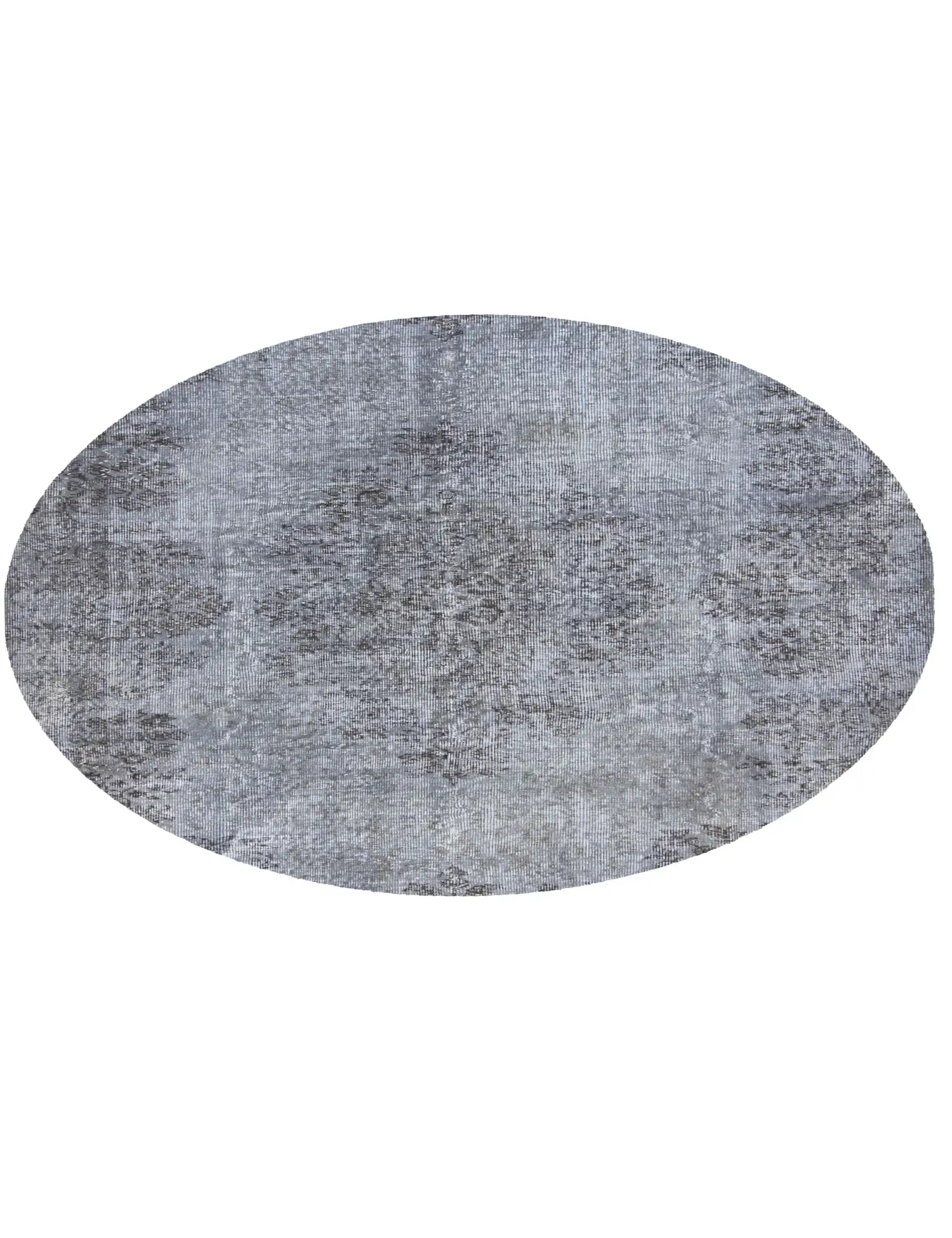 Grau Türkei Vintage Teppich 173 x 173 cm - Einzigartiger handgefertigter Teppich