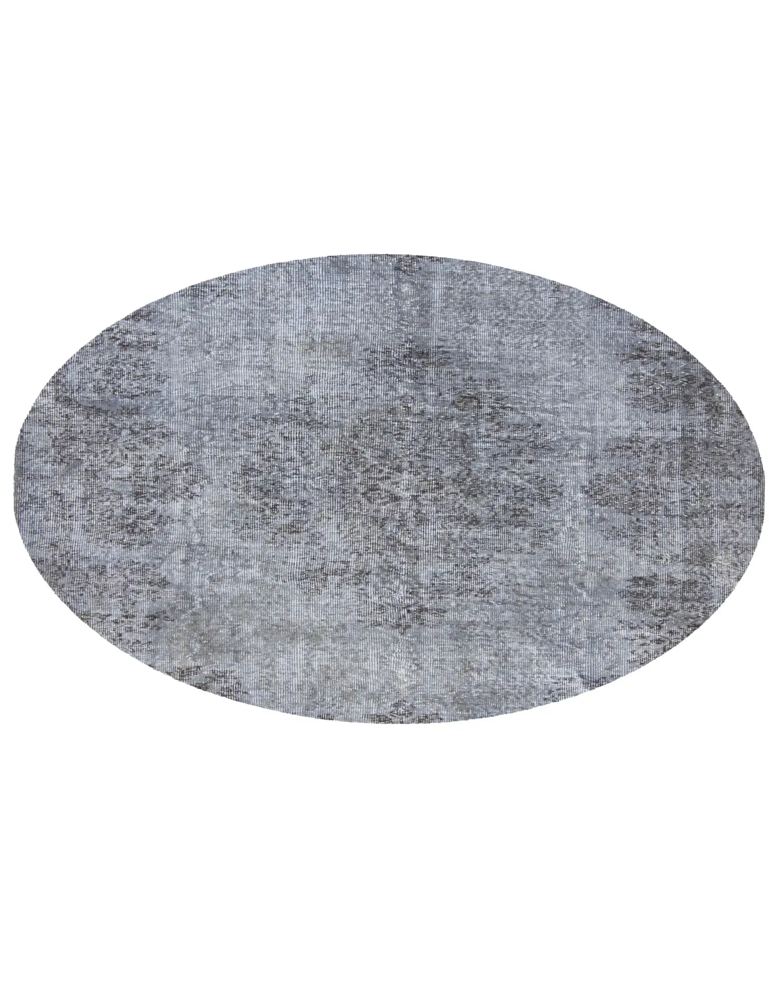 Grau Türkei Vintage Teppich 173 x 173 cm - Einzigartiger handgefertigter Teppich