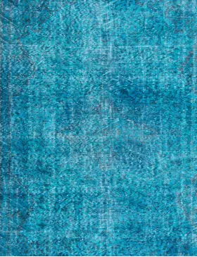 Blau Türkei Vintage Teppich 175 x 175 cm - view 3