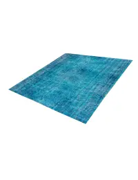 Blau Türkei Vintage Teppich 175 x 175 cm - view 1