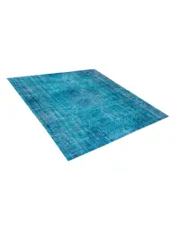 Blau Türkei Vintage Teppich 175 x 175 cm - view 2