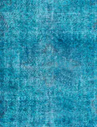 Blau Türkei Vintage Teppich 175 x 175 cm - view 3