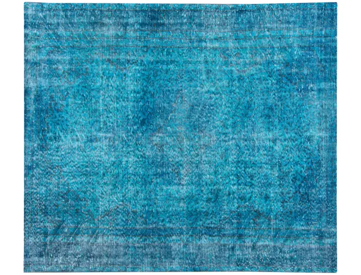 Blau Türkei Vintage Teppich 230 x 175 cm