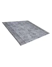 Grau Türkei Vintage Teppich 193 x 193 cm - view 2