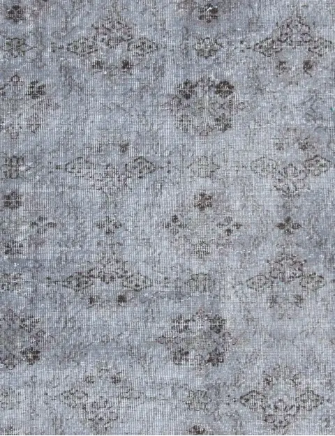 Grå Turkiet vintage matta 193 x 193 cm - view 3