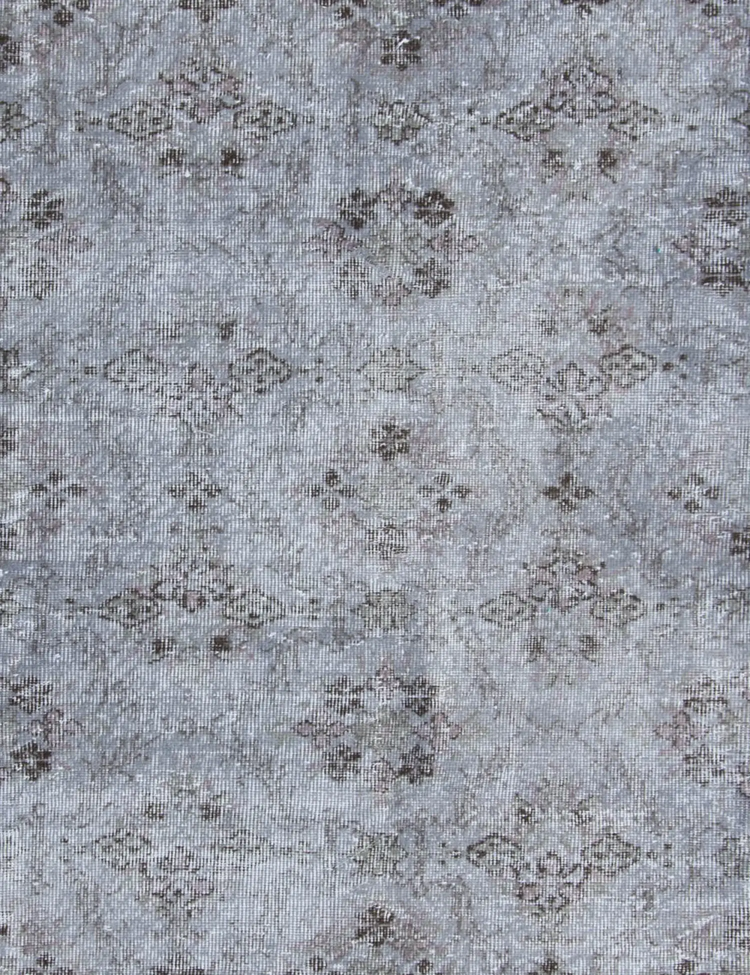 Grau Türkei Vintage Teppich 250 x 193 cm - Einzigartiger handgefertigter Teppich