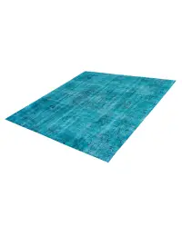 Blau Türkei Vintage Teppich 180 x 180 cm - view 1