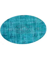 Blau Türkei Vintage Teppich 180 x 180 cm - view 1