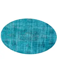 Blau Türkei Vintage Teppich 180 x 180 cm - view 2
