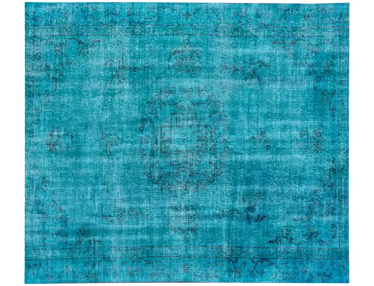 Blau Türkei Vintage Teppich 240 x 180 cm