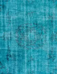 Blau Türkei Vintage Teppich 240 x 180 cm - view 3