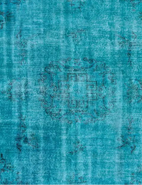 Blauw Turkije Vintage Tapijt 240 x 180 cm - view 3
