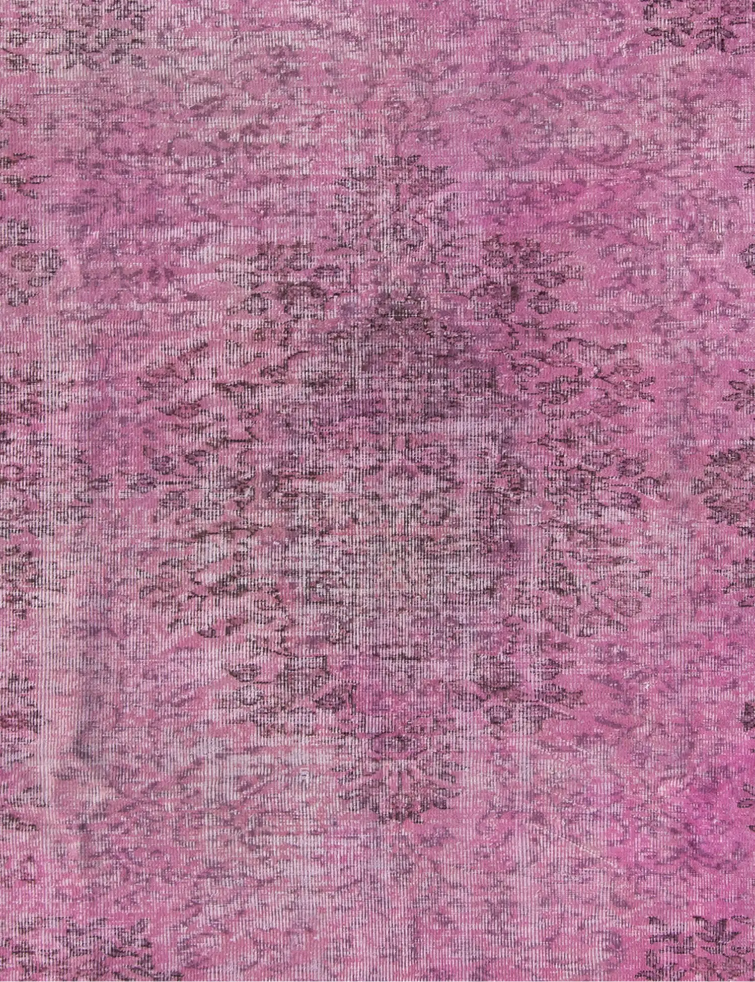 Rosa Türkei Vintage Teppich 162 x 162 cm - Einzigartiger handgefertigter Teppich
