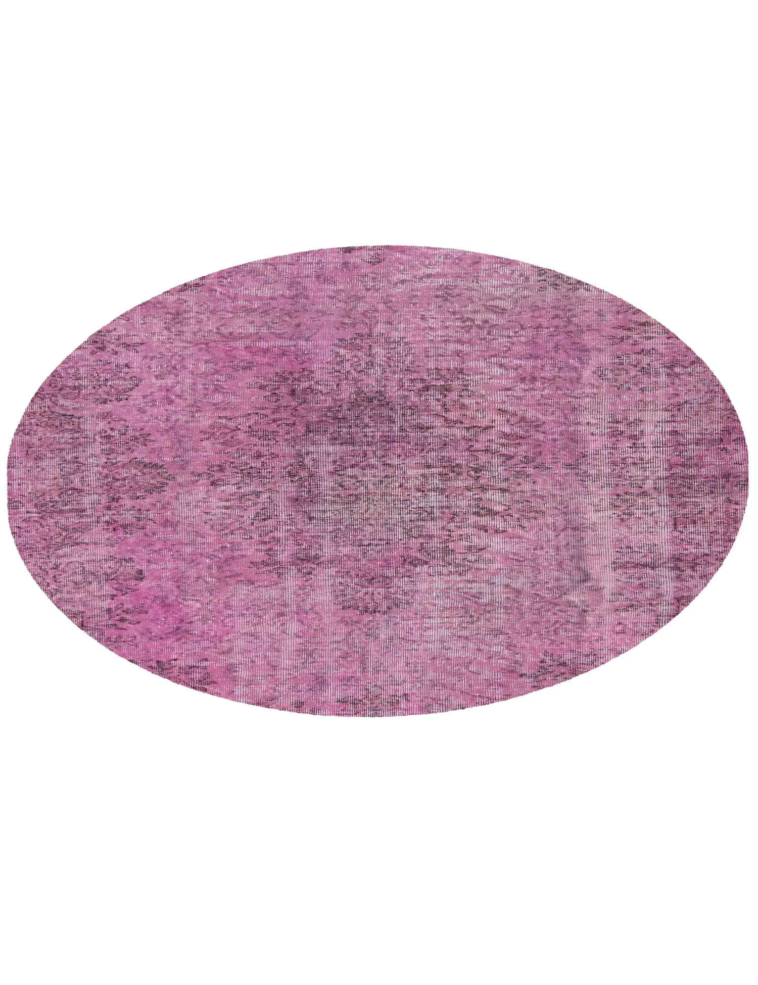 Rosa Türkei Vintage Teppich 162 x 162 cm - Einzigartiger handgefertigter Teppich