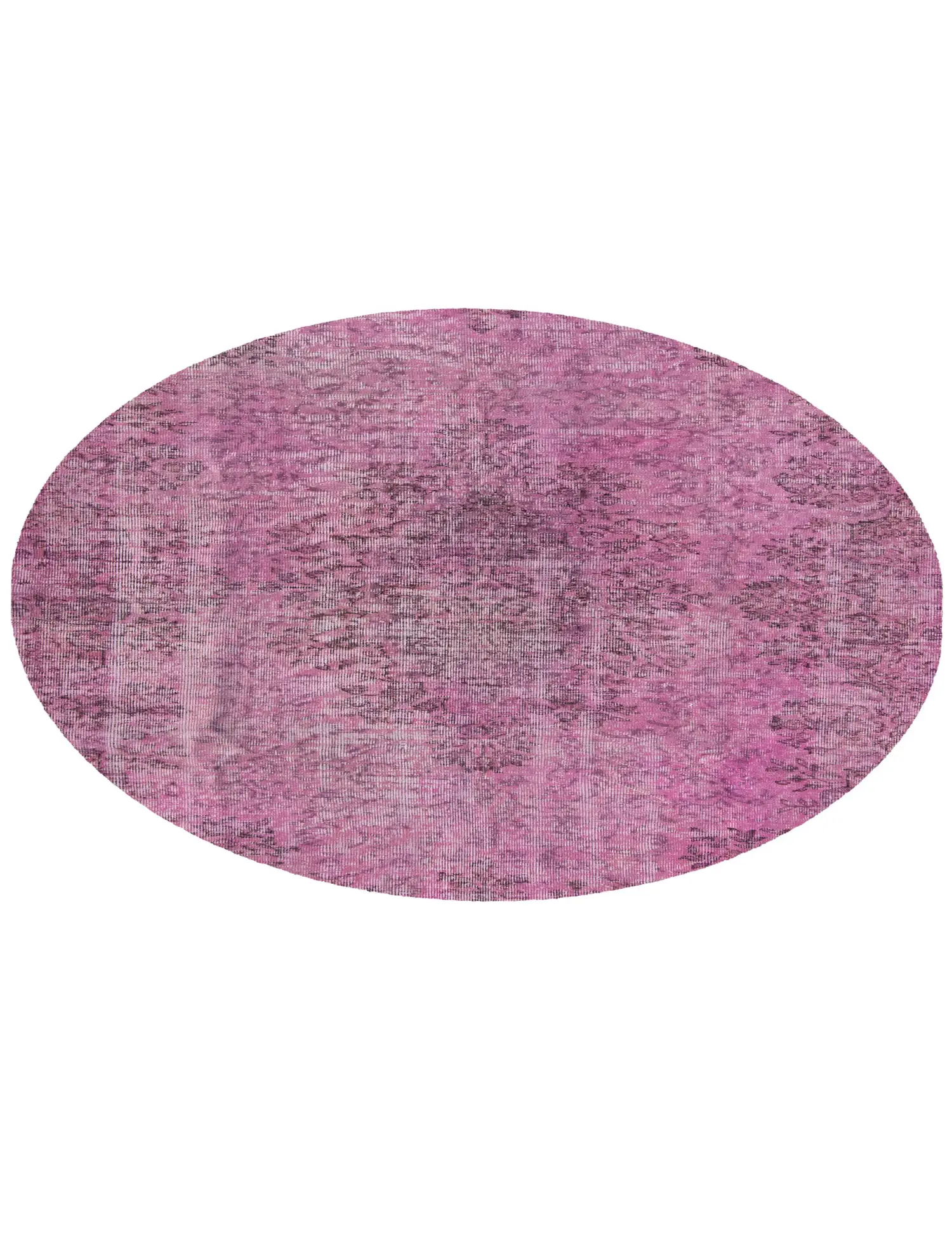 Rosa Türkei Vintage Teppich 162 x 162 cm - Einzigartiger handgefertigter Teppich