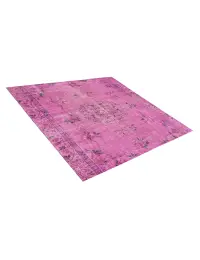 Rosa Türkei Vintage Teppich 180 x 180 cm - view 2