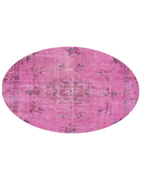 Rosa Türkei Vintage Teppich 180 x 180 cm - view 2
