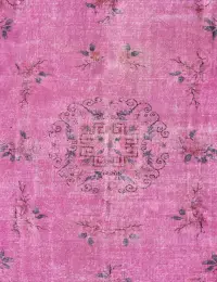 Rosa Türkei Vintage Teppich 250 x 180 cm - view 3