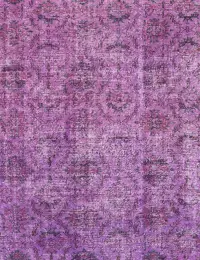 Lila Türkei Vintage Teppich 203 x 203 cm - view 3