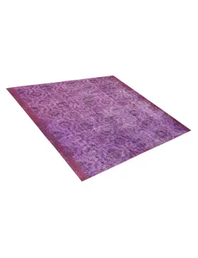 Lila Türkei Vintage Teppich 203 x 203 cm - view 2