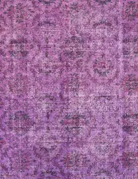 Lila Türkei Vintage Teppich 203 x 203 cm - view 3