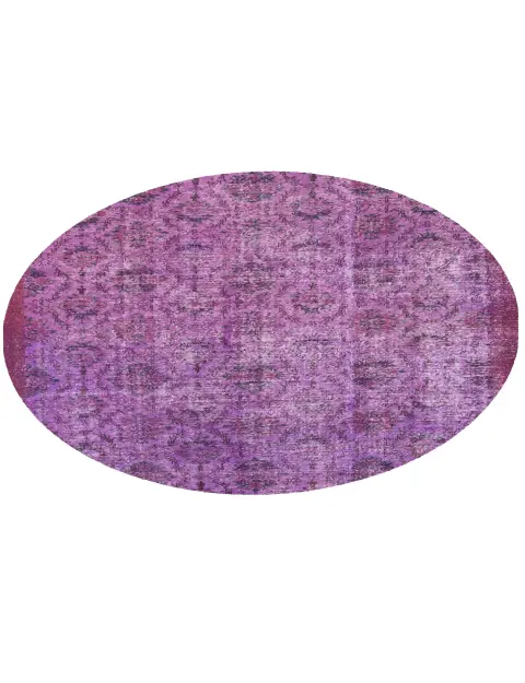 Lila Turkiet vintage matta 203 x 203 cm - view 1