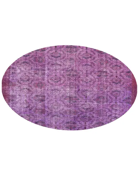 Lila Turkiet vintage matta 203 x 203 cm - view 2