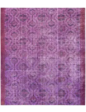 Lila Türkei Vintage Teppich 250 x 203 cm