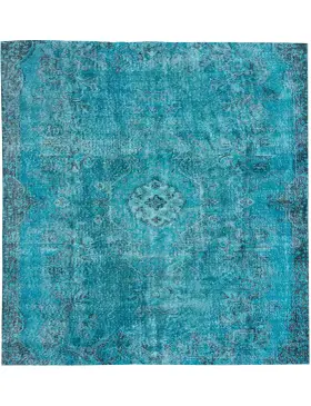 Türkis Türkei Vintage Teppich 168 x 168 cm